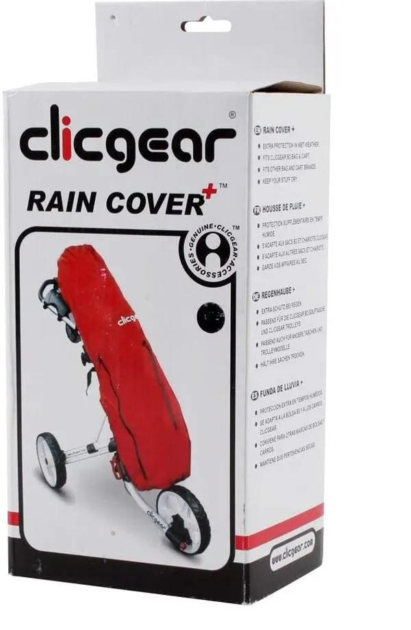 Clicgear Golf Bag Rain Cover - Red 3 Clicgear Golf Bag Rain Cover - Red - Image 3