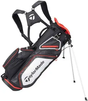 TAYLORMADE PRO 8.0 STAND BAG BLACK/WHITE/RED 1 TAYLORMADE PRO 8.0 STAND BAG BLACK/WHITE/RED