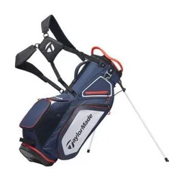 TAYLORMADE PRO 8.0 STAND BAG NAVY/WHITE/RED
