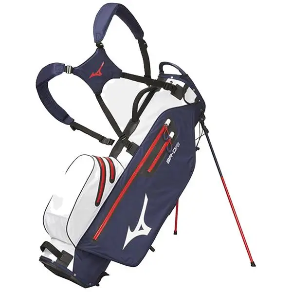 Mizuno BR-DRI FY21 Stand Bag Navy White 1 Mizuno BR-DRI FY21 Stand Bag Navy White