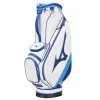 Mizuno Tour Staff Cart Bag 22 5W White Blue