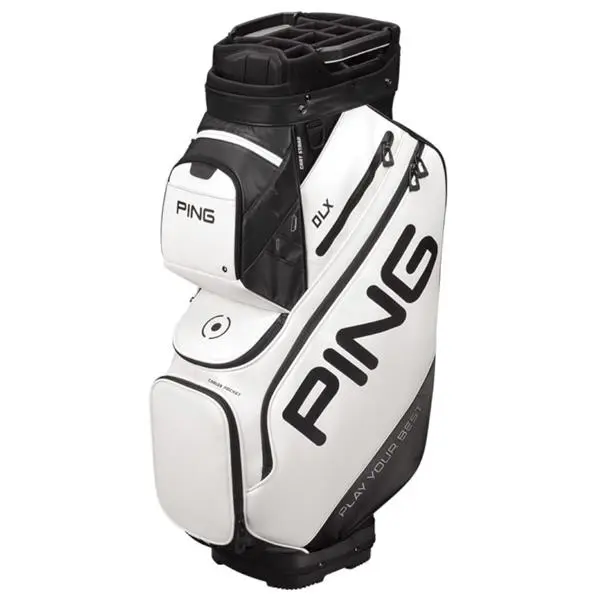 PING DLX 191 Cart Bag White 1 PING DLX 191 Cart Bag White