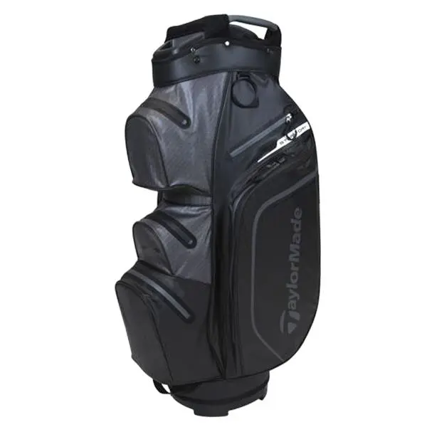 TaylorMade StormDry W/P Cart Bag Black - Charcoal 1 TaylorMade StormDry W/P Cart Bag Black - Charcoal