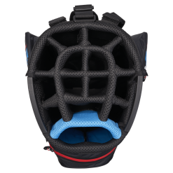 Callaway Chev Dry 14 Golf Cart Bag - Black/CYAN/Fire Red -Golf Clubs Shop bags 2021 chev dry 14 cart 19011 6