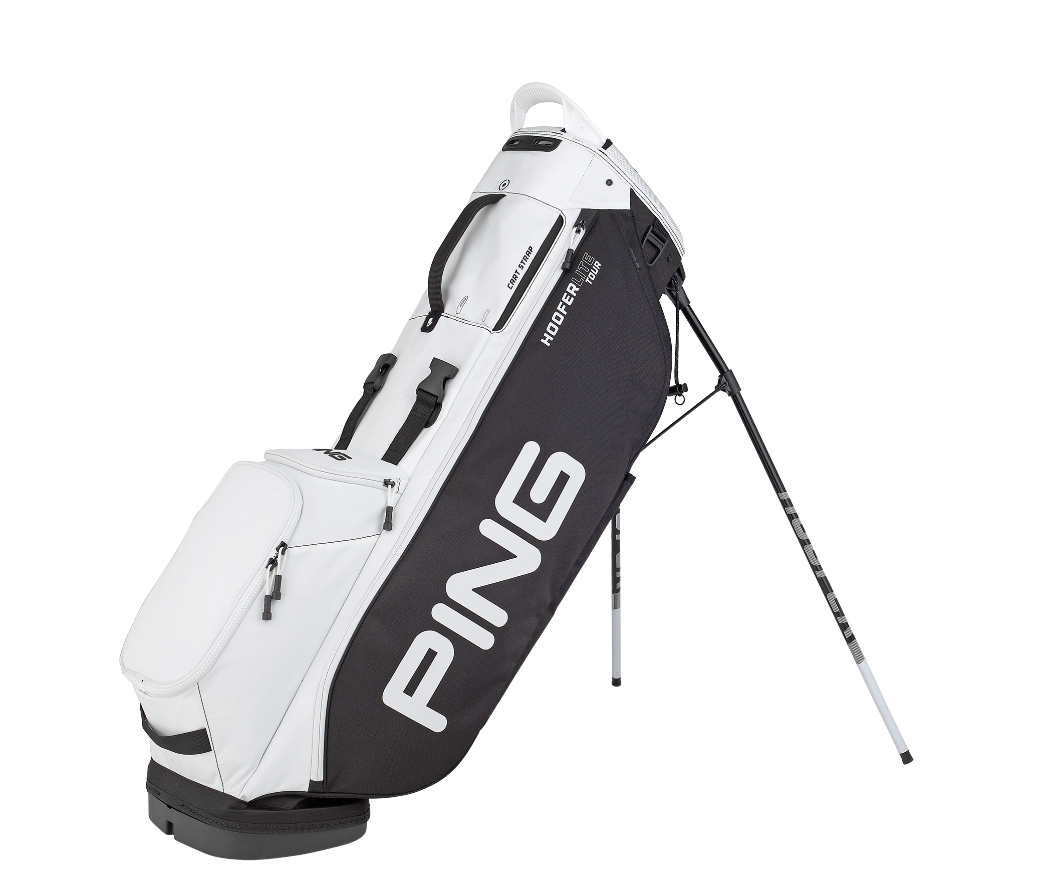 Ping Tour Black/White Double Strap Hooferlite 201 Carry Bag 1 Ping Tour Black/White Double Strap Hooferlite 201 Carry Bag