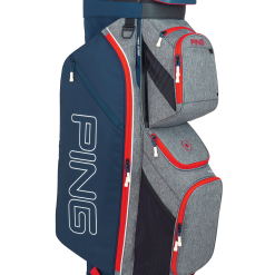 Ping Traverse 2020 Cart Bag Heather Grey/Navy/Scarlet