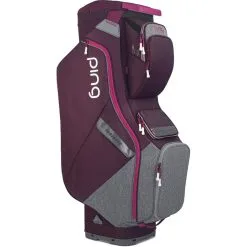 Ping Traverse 214 Cart Bag Heather Grey/Magenta